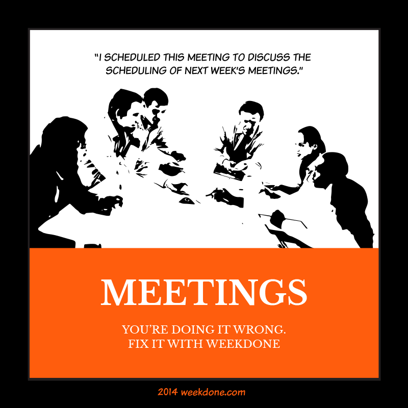 在周末进行富有成效的团队会议