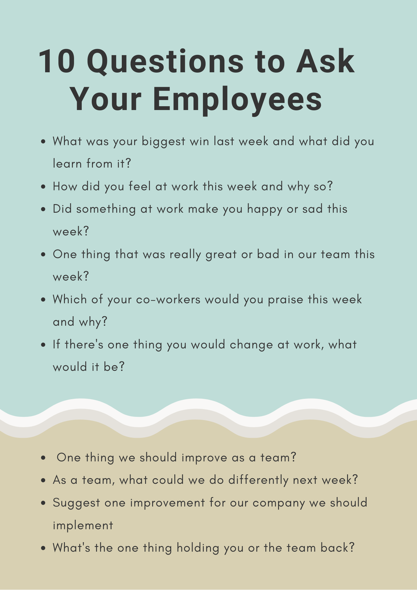 问您的员工的10个问题