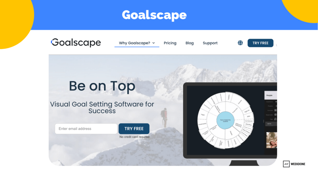 目标设定软件:Goalscape