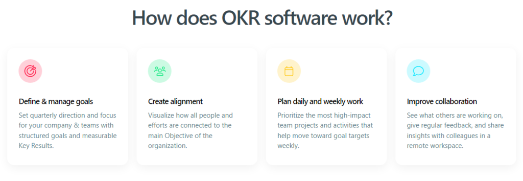 OKR软件是如何工作的
